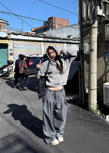 ANGLE LINE WIDE SLACKS